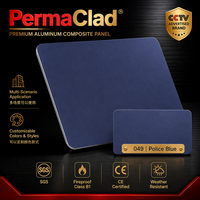 Panel Komposit Aluminium 3mm untuk Dinding Pajangan Galeri Seni dan Latar Belakang Studio Fotografi Lembaran ACP PermaClad
