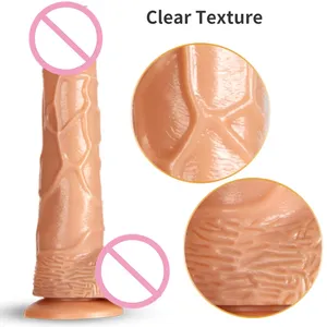 Haute qualité <span class=keywords><strong>pas</strong></span> <span class=keywords><strong>cher</strong></span> réaliste avec <span class=keywords><strong>ventouse</strong></span> <span class=keywords><strong>gode</strong></span> pour Anal gros pénis pour femmes jouets sexuels femme masturbateur adulte produit de sexe - Product Image 1