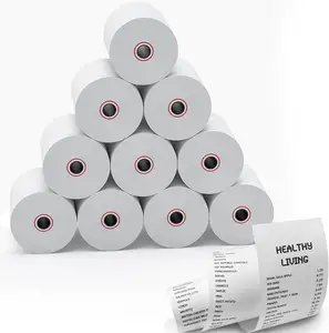 57*50mm 57*38mm 80*50mm Premium Quality Thermal Paper Roll Cash Register Paper Receipt Offset Printing Roll Cheap Price