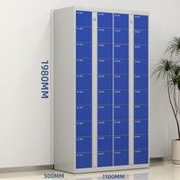 Armoire de rangement électronique extérieure en acier OEM avec serrure électronique pour salle de sport, supermarché, casier intelligent pour colis et bagages, résistante aux intempéries