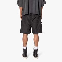 Shorts cargo décontractés pour hommes, en nylon, à la mode, avec taille élastique personnalisée et cordon de serrage, imperméables et respirants, longueur genou