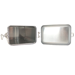 Caja de lata <span class=keywords><strong>rectangular</strong></span> de gran capacidad, lata de metal de grado alimenticio, personalizada, de alta calidad - Product Image 2