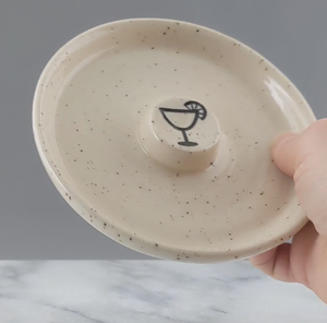 Ensemble de sel à rimer artisanal pour margarita, sel à rimer moucheté, sel à rimer en céramique, parfait pour rehausser votre expérience de bar à domicile - Product Image 3