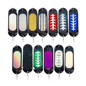 Señuelos de pesca de salmón Dodger Flashers de 6 pulgadas, señuelo de arrastre duradero para uso en exteriores - Product Image 1