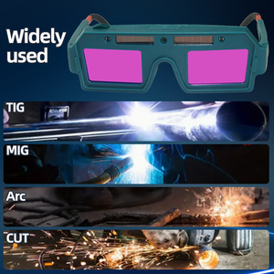 Gafas de Soldadura con Atenuación de Luz y Batería Reemplazable, Gafas de Soldadura Solares, Ajustables, Ligeras, Color Real - Product Image 2