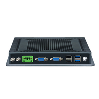 Ordinateur embarqué sans ventilateur J1900 Quad-Core 6 ports double Gigabit LAN 4 Go SSD avec écran tactile, pare-feu, PC industriel