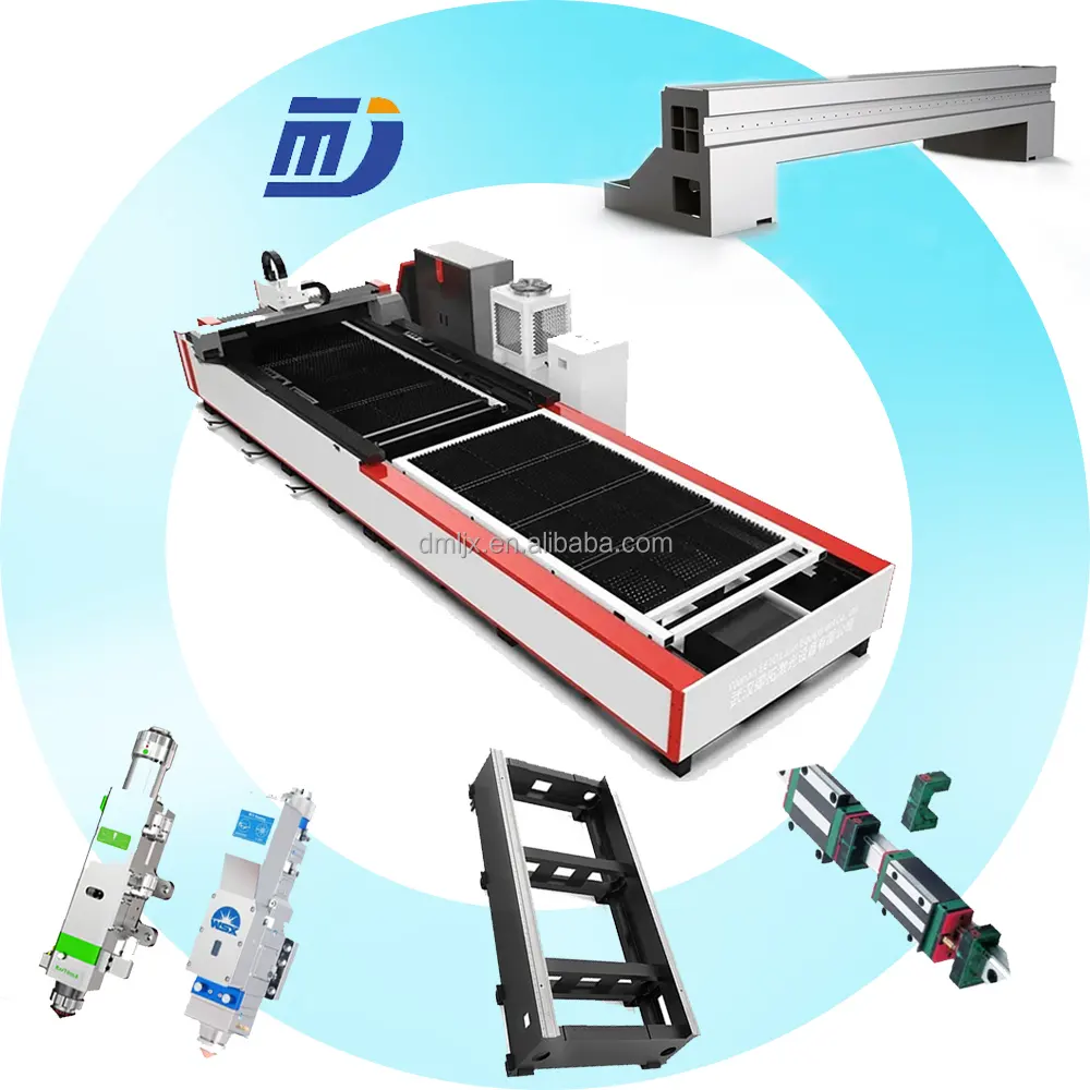 Mesin pemotong laser serat Cnc logam 3015 1530 w 1000w 2000w 4000w 6000w tabung pipa mesin pemotong laser Harga Untuk lembaran baja