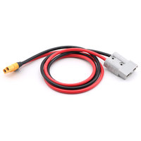Connecteur de batterie 10AWG 50A vers câble XT90, tête femelle XT90 vers câble 50A