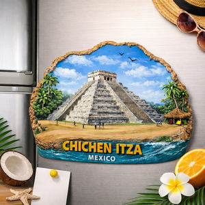 ของที่ระลึกงานพิมพ์เรซิ่น 3 มิติแบบกำหนดเอง ชิเชนอิตซา ของสะสมสำหรับนักเดินทาง ของที่ระลึกมาซาตแลน เม็กซิโก แม่เหล็กติดตู้เย็นสำหรับเป็นของขวัญ - Product Image 2