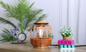 Rattan <strong>Wax</strong> burner Electric Lamp Luxury <strong>Wax</strong> <strong>Melt</strong> Burners <strong>Uk</strong> Plug <strong>Wax</strong> <strong>Melt</strong> burner Scented Candle Home Decor Accessories air Purify - Product Image 4