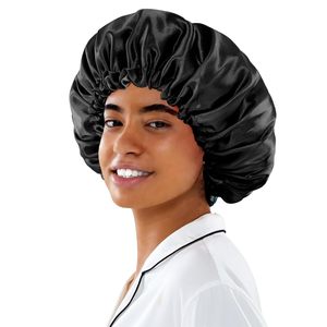 หมวกไหมพรมซาตินสำหรับผู้หญิง, หมวกไหมพรมสำหรับใส่นอน - Product Image 1