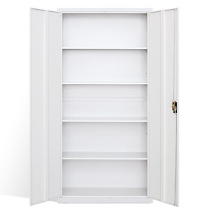 Tủ hồ sơ bằng thép có khóa và 2 cửa để lưu trữ tài liệu dung lượng lớn - Product Image 4