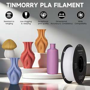 เส้นพลาสติก TINMORRY PLA/PLA+ ขนาด 1.75 มม./2.85 มม. สำหรับการพิมพ์ 3 มิติแบบ FDM น้ำหนัก 1 กก./3 กก./5 กก./10 กก. ผลิตโดยโรงงาน รับผลิตแบบ OEM/ODM/สีฟ้าอ่อน - Product Image 4