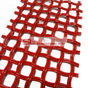 Modern Grill Designs Architectural Honeycomb Wire Metal Mesh For Decoration