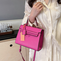 Tas Selempang Wanita Kulit PU, Tas Tangan Fashion Merk Klasik