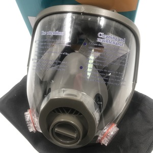 Grosir masker <span class=keywords><strong>Gas</strong></span> karet sipil kepala penuh taktis dengan kaleng
