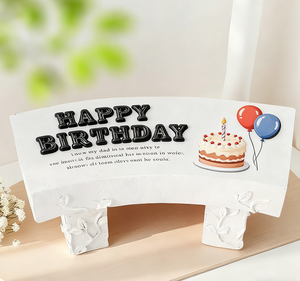 Plaque commémorative en résine personnalisable - Message/design gravable, thème familial, idéale pour la décoration intérieure - Product Image 4