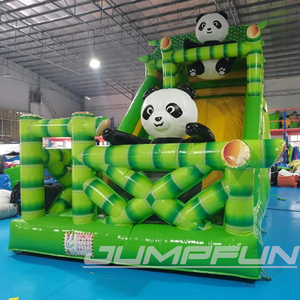 Toboggans gonflables de 8x4 mètres pour enfants <span class=keywords><strong>2023</strong></span> nouveau design Panda gonfler toboggan commercial <span class=keywords><strong>location</strong></span> de toboggan sec - Product Image 1