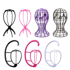 <b>Wig</b> Hanger Plastic <b>Head</b> Mold Frame 100pcs Breathable Display <b>Stand</b> For <b>Wig</b> Storage And Styling - Product Image 3