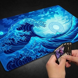 Personalisierte Gummi-TCG-Spielmatte 24x14 Zoll - Wasserfeste Maßgeschneiderte Design-Sublimationsdruck TCG-Spielmatte auf Lager - Product Image 6