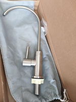 Vente en gros robinet de cuisine 304 acier inoxydable brossé cuisine salle de bain poignée robinet osmose inverse filtre purificateur d'eau potable
