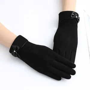 Gants d'hiver chauds personnalisés écran tactile Noël magique mode gants et mitaines en acrylique