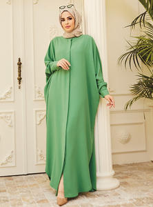 2024 HANO vêtements islamiques nouveauté Ramadan Robes musulmanes prière Apaya avec Hijab Nida Gilbab femmes col rond fabrication de vêtements - Product Image 5