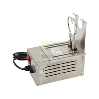 Coupeur de queue de cochon électrique vétérinaire en acier inoxydable Machine de découpe de queue automatique de porcelet Pince électrique Tondeuses d'amarrage