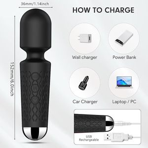 Vibrador <span class=keywords><strong>de</strong></span> Silicona Resistente al por Mayor, Juguete Sexual Personalizado OEM, Vibrador <span class=keywords><strong>de</strong></span> Masaje Clitorial AV para Mujeres, Empaquetado Discreto - Product Image 4