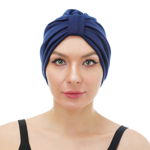 <span class=keywords><strong>Turban</strong></span> en satin double couche tendance pour femmes, <span class=keywords><strong>turban</strong></span> en polyester uni pour chimiothérapie et <span class=keywords><strong>cancer</strong></span> - Product Image 2