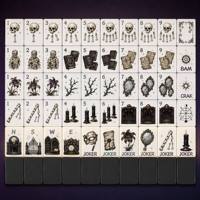 Jeu de tuiles de Mahjong américain pour un jeu de table classique