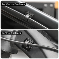 LEBYCLE Pince de fixation de câble de vélo, Clip en C pour câble de frein et de dérailleur, Support de fixation de tuyau de frein, Organisateur de câbles pour VTT et vélo de route