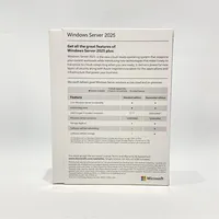 Windows Server 2025 Standard USB FPP en Caja con Tarjeta de Clave, en Stock, Activación 100% Online, Versión Global, Versión Completa