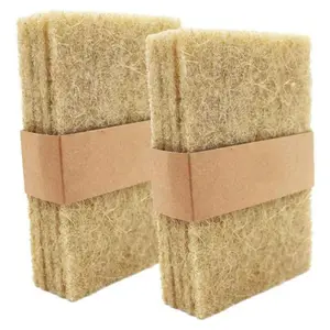 Natural sponge kitchen cleaning coconut fiber coir fiber scourer