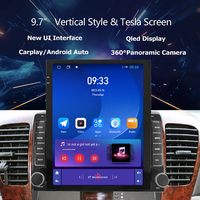 Autoradio Android à écran Tesla de style vertical 9.7 "pour KIA Sorento BL 2002-2011 lecteur multimédia de Navigation GPS