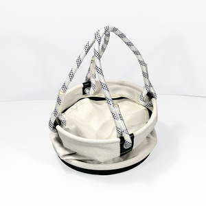 Xinzhi Penggong Round Tool Storage Bag Large Capacity Thickened Canvas Tote Bag Garden Plumbing Outdoor Use - Product Image 1