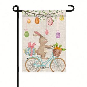 Custom 12x18 Inch Double Sided 'He Is Risen' Easter Durable Polyester Garden <b>Flag</b> Outdoor Yard Decoration Digital Printed - Product Image 5