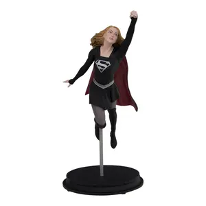 플라스틱 입상 OEM/ODM supergirl 액션 피규어 PVC 3D 모델 완구