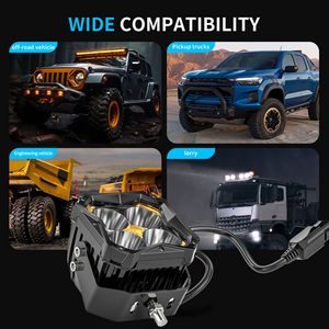 Barra Luminosa LED DXZ da 5 Pollici con Fascio Spot e Flood per ATV, <span class=keywords><strong>Lada</strong></span> 4x4, Camion, UAZ, Luce di Guida <span class=keywords><strong>Auto</strong></span> LED 12V 24V - Product Image 5