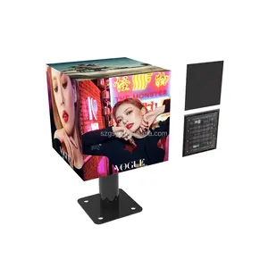 4G Wifi App Control Magic Led Screen P2.5 Full Color LED Advertising Sign Cube LED Display