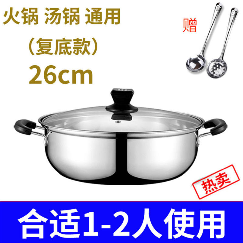 หม้อก้นหนา 26 ซม. สำหรับ 1-2 คน