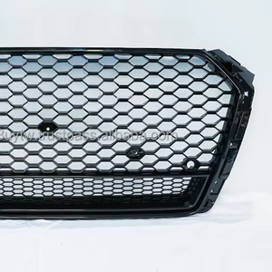New OEM Custom Glossy Black Honeycomb Mesh <b>Car</b> Grille Audi A4L/S4 B9 2017-2019 ABS Material Black Frame High Quality PNB Brand - Product Image 6