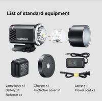 Meilleur Flash de Studio Portable Godox AD600BMII AD600 BM II 600W HSS 1/8000s avec Monture Bowens et Sac de Transport