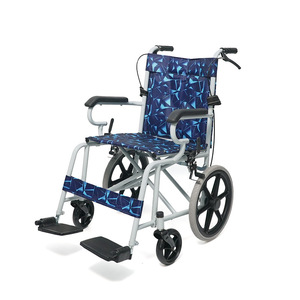 Silla de Ruedas Manual de 16 Pulgadas, Plateada, de Acero al Carbono, Ligera, Ayuda para la Movilidad de Ancianos y Personas con Discapacidad - Product Image 1