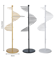 Garment Metal Display Scarf Hangers Rack Hijab Scarf Hanger Display Scarf Metal Hangers for Store