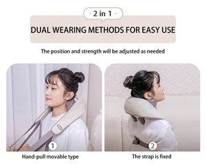 Nueva llegada máquina de masaje de hombros dispositivo inalámbrico electricv shiatsu masajeador de espalda y cuello con calefacción - Product Image 6