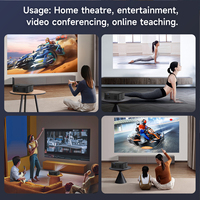 Fábrica al por mayor Native 1080P Proyector Home Cinema Smart Tv Full Hd Proyectores Android WIFI Outdoor Portable Mini 4K Proyector