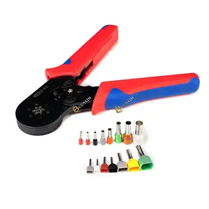 Factory HSC8 6-6 6 Sides Insulating Terminal Tubular Terminal Crimp Tool For 23-10AWG 0.25-6mm2