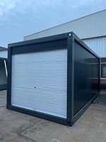 Abri de voiture modulaire en conteneur maritime résistant aux intempéries pour le stockage et la protection des véhicules en extérieur résidentiel