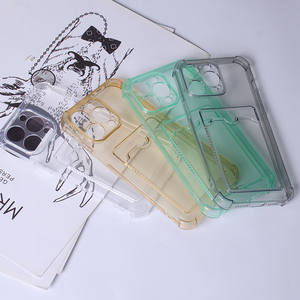 Funda de Teléfono con Diseño Especial y Ranura para Tarjetas, Fundas Protectoras para <span class=keywords><strong>iPhone</strong></span> <span class=keywords><strong>14</strong></span> 13 12 <span class=keywords><strong>Pro</strong></span> Max - Product Image 3